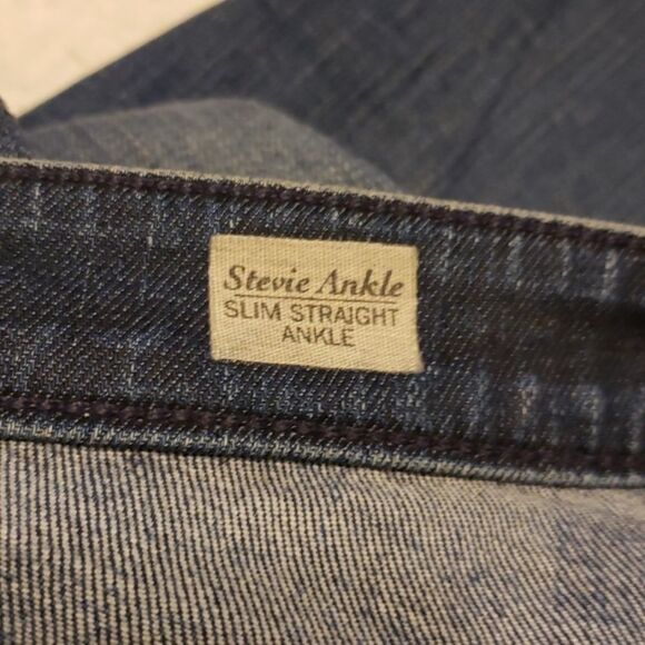 - Adriano Goldsmith Steve ankle patched jeans size 25 - Picture 6 of 7